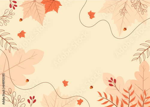 background design with autumn theme