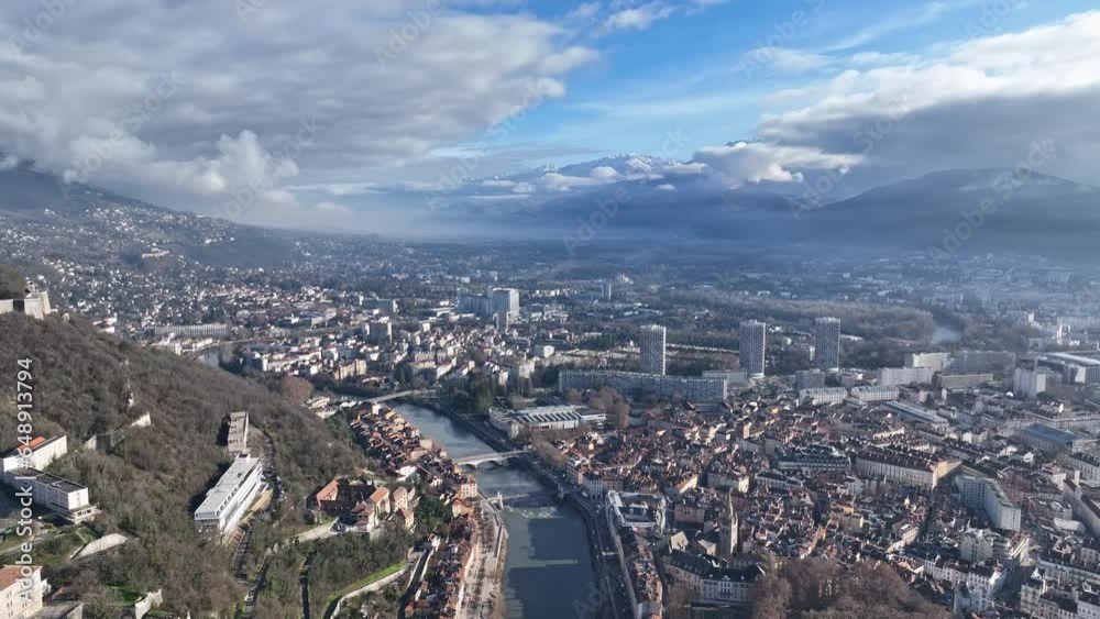 From above, Grenoble unfolds beside the Isère River, an Alpine beacon of innovation and history.
From above, Grenoble unfolds beside the Isère River, an Alpine beacon of innovation and history.