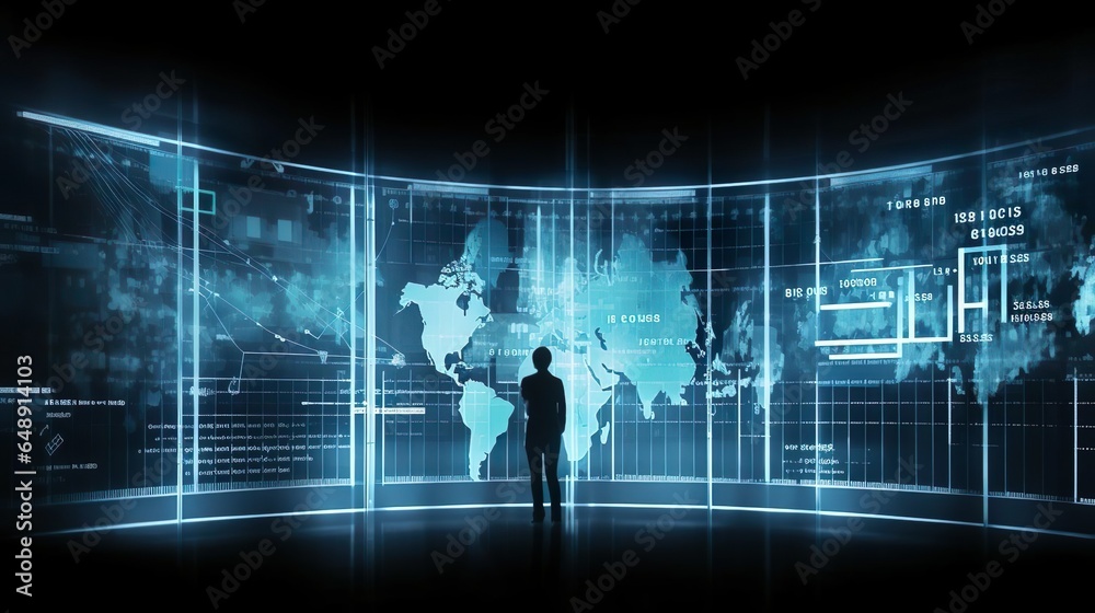 Big Data science analysis business technology concep Big Data science analysis business technology concep