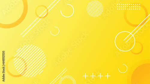 Yellow dynamic abstract composition gradient background