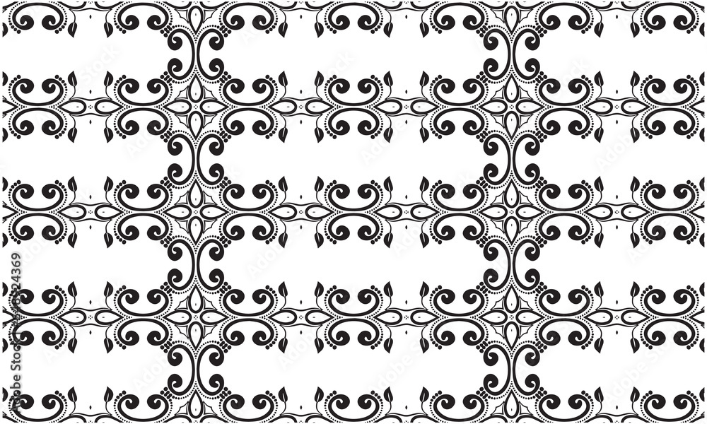 Decorative Seamless Swirling Border pattern. Vector Element, Abstract, Greek, Arabic Illustrations Floral ornament. Decorative Seamless Swirling Border pattern. Vector Element, Abstract, Greek, Arabic Illustrations Floral ornament.
