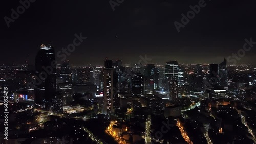Wallpaper Mural From above, the Eiffel Tower casts a watchful eye over the bustling financial hub.
 Torontodigital.ca