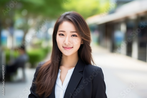 Beautiful Young Asian Woman Translator . Сoncept Asian Women In Professional Roles, Beauty Standards In Asia, Translation Technology Vs Human Translators, Commemorating Young Professional Women