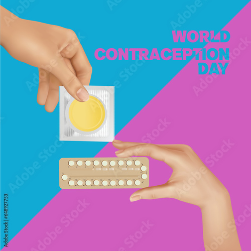 World Contraception Day vector illustration