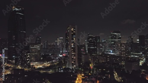 Wallpaper Mural Soaring above, Paris' business district gleams, a nexus of trade and timeless architecture.
 Torontodigital.ca