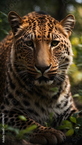 portrait of a leopard