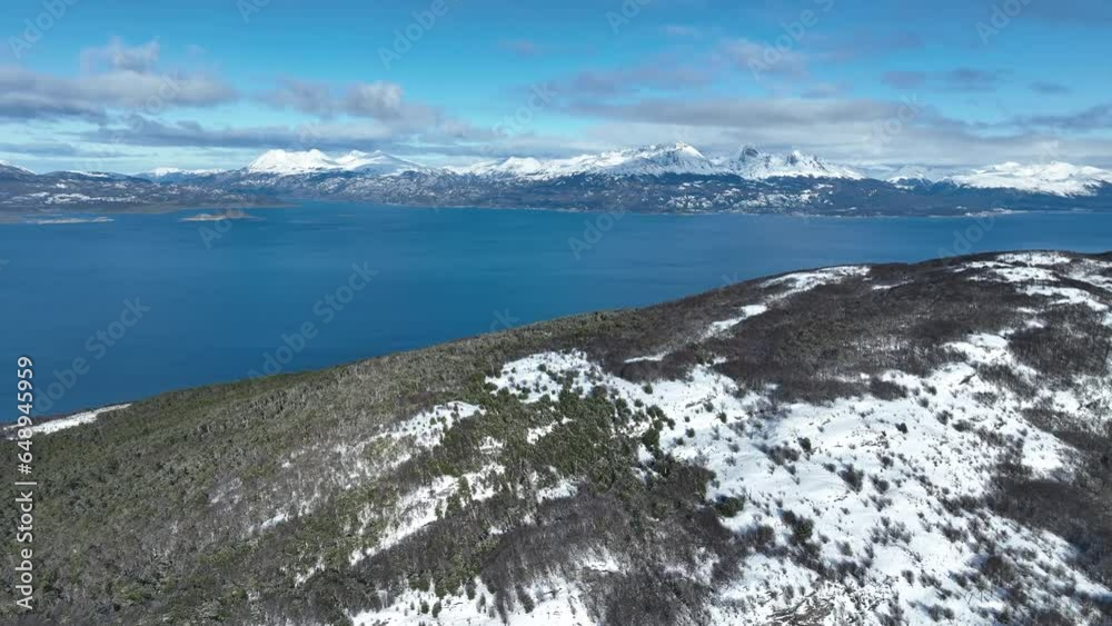 Beagle Channel At Ushuaia Tierra Del Fuego Argentina. Forest Landscape Ushuaia Tierra Del Fuego. Snowing Day Tourism Mountain Frozen Climate. Snowing Day Glacier Mountain Frozen Lakeshore Outdoor. Beagle Channel At Ushuaia Tierra Del Fuego Argentina. Forest Landscape Ushuaia Tierra Del Fuego. Snowing Day Tourism Mountain Frozen Climate. Snowing Day Glacier Mountain Frozen Lakeshore Outdoor.