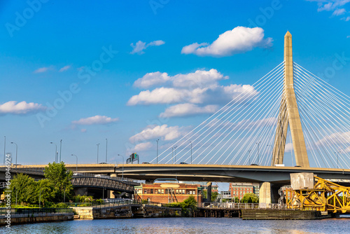 Zakim Bridge in Boston photo