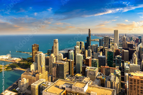 Aerial view of Chicago © Sergii Figurnyi