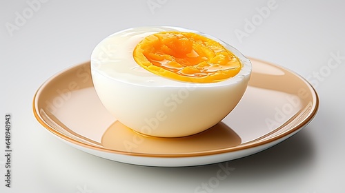 boiled egg in a cup