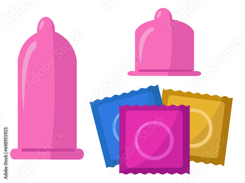 Condom vector icon, protect symbol