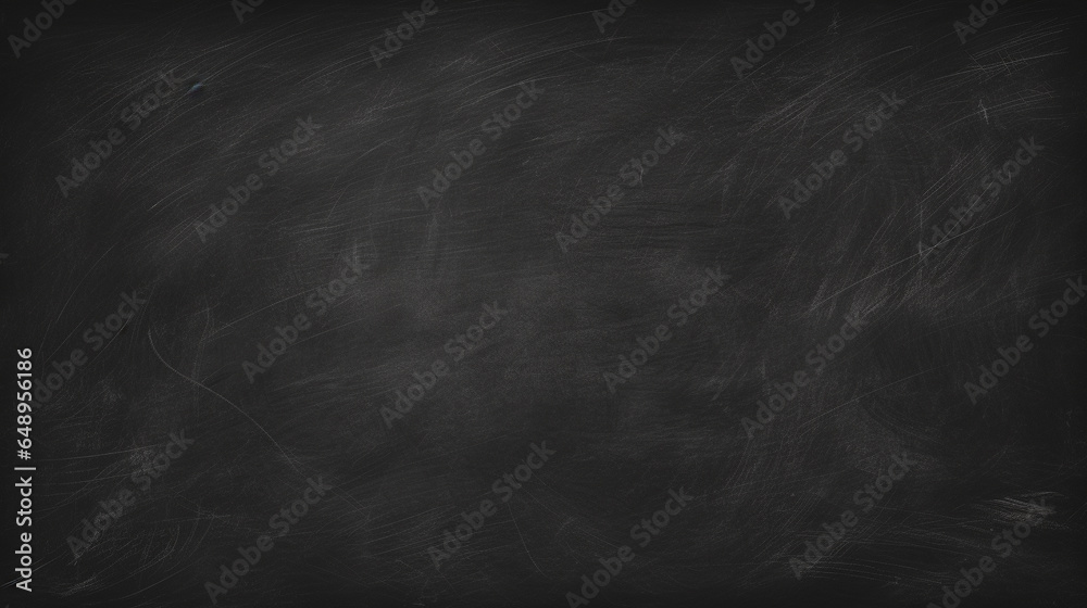 chalk blackboard background, ideal for educational and creative projects, with space for writing or drawing. Versatile design. AI Generated. - obrazy, fototapety, plakaty 