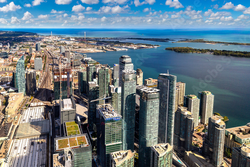 Fototapeta Naklejka Na Ścianę i Meble -  Aerial view of Toronto