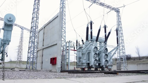 High voltage substation transformer