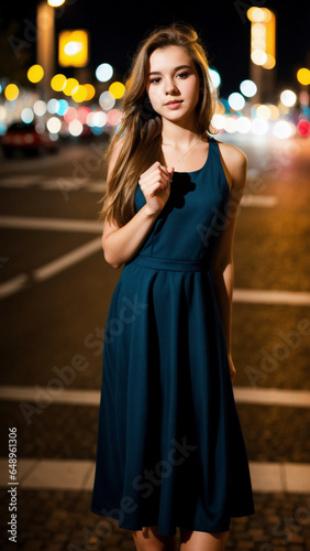 18 years old Swedish woman in dress