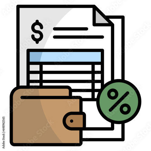 Taxpayer Wallet Icon