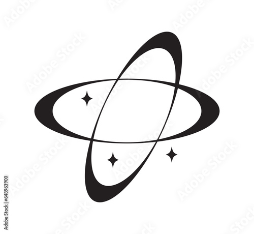 Modern minimalist aesthetic line elements