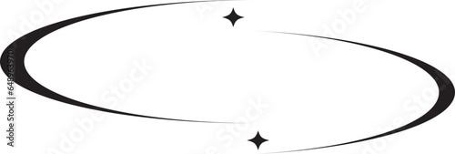 Modern minimalist aesthetic line elements