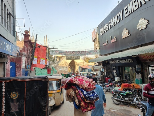 Historic Lahore in Punjab, Pakistan photo