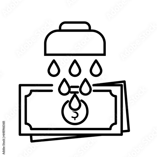 Money laundering icon