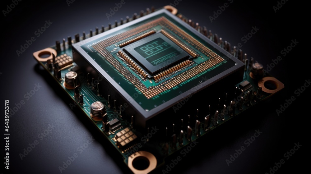 Microprocessor Overhead Angle

