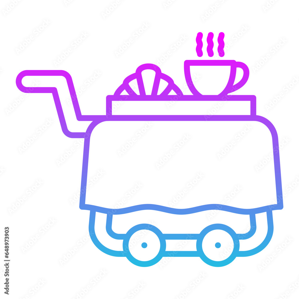 Obraz premium Room Service Icon