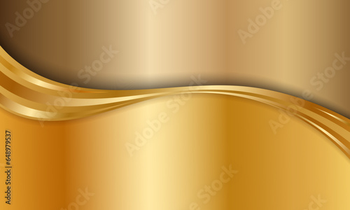 luxurious gold blank background with negative space