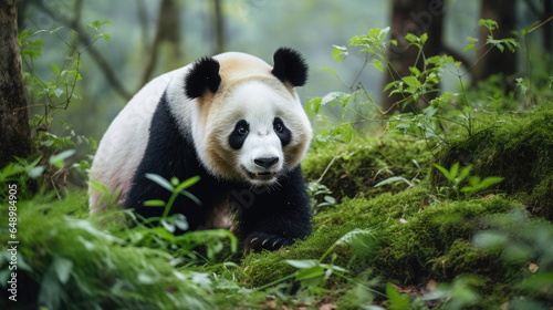 Giant panda in the wild © Veniamin Kraskov