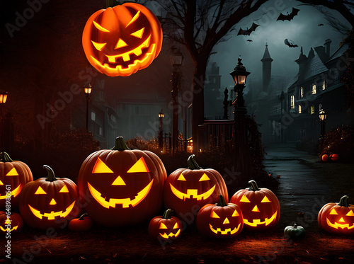 Halloween cinematic UHD K: Spooky highquality entertainment photo