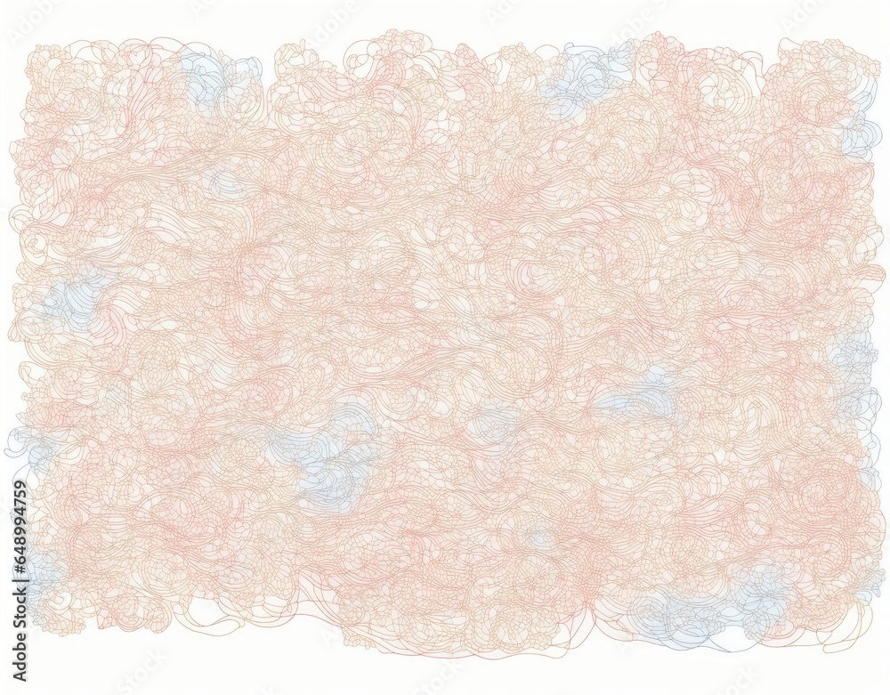 Multi-colored pattern on a white background. AI generated.