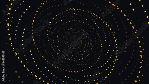 Abstract spiral background in simple line design. This creative background can be used as a wallpaper or banner.