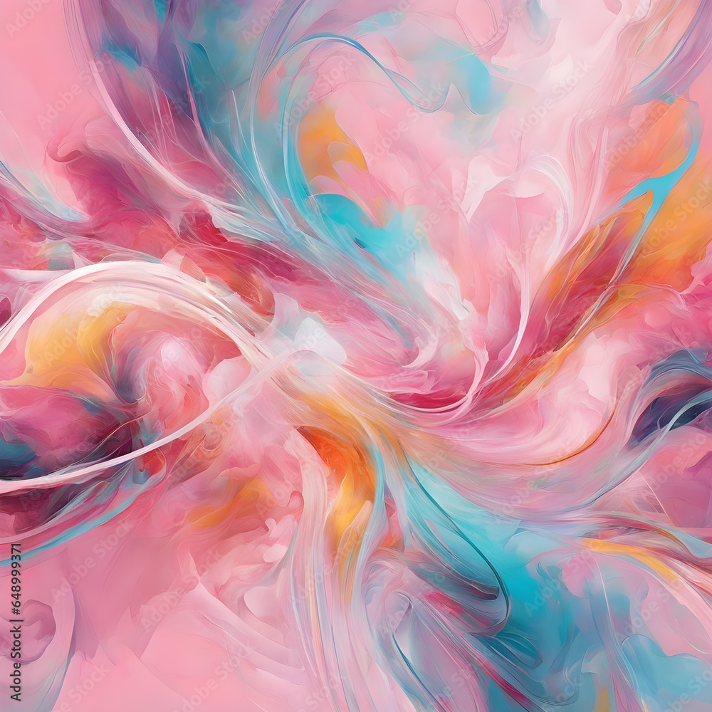 abstract colorful background with waves