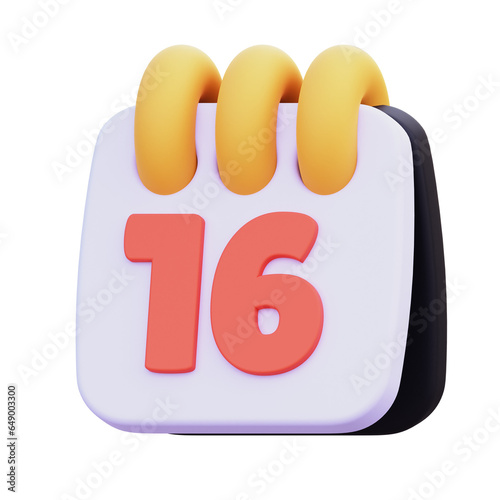 Calendar 3D Illustration