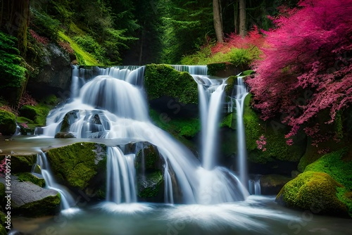 waterfall in the park