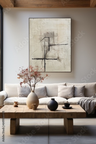 Minimalistic interior with ...