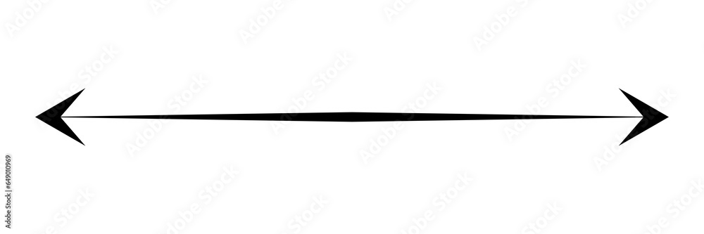 Vector arrow isolated