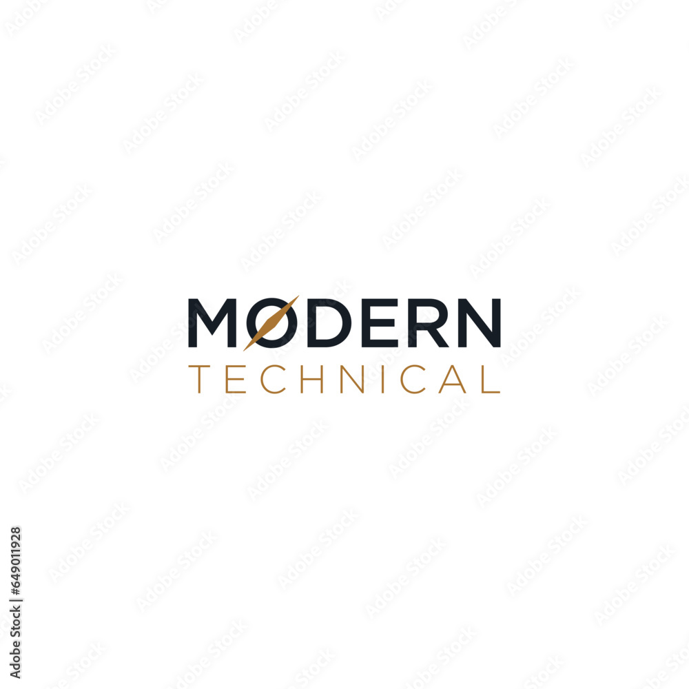 Modern logo for a product and company. Vector illustration.