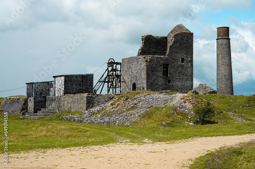 ruins of old mine in England