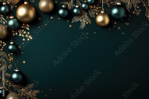 Green Christmas background