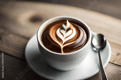 cup of cappuccino photo