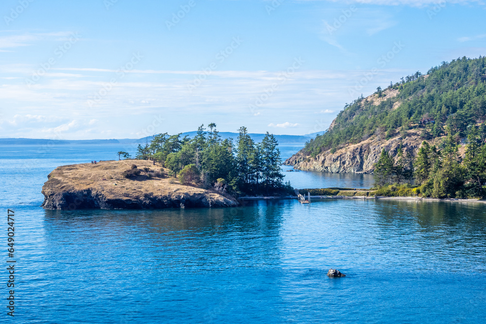 Fototapeta premium Rosario beach at Deception Pass State Park in Washington