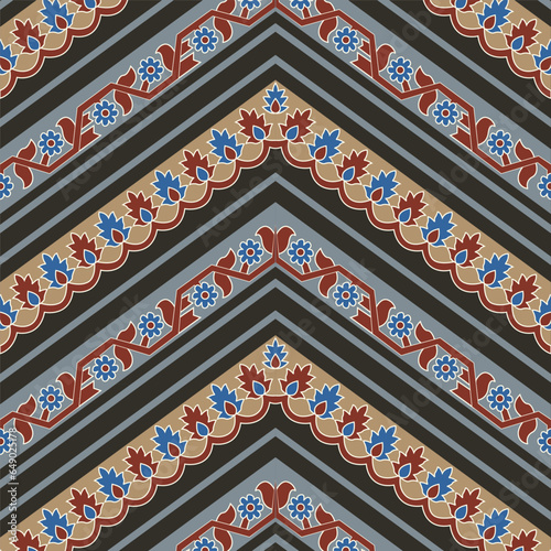A detailed close-up of a captivating wall pattern