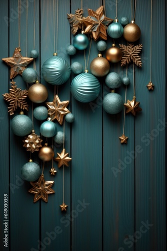 Dark blue Christmas background