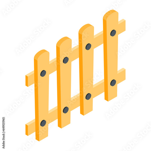 Download wooden crate isometric icon 