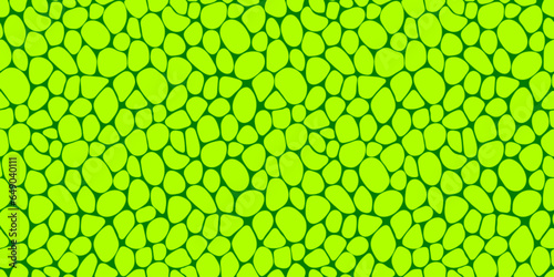 Green cells repeated backdrop. Fresh greenary seamless pattern. Vegetarian template wallpaper. Seeds vector illustration for agro, eco, organic designs and cards. voronoi endless backdrop