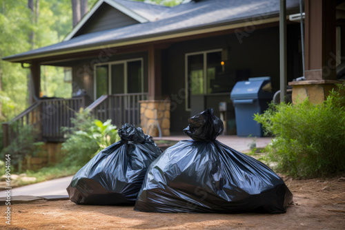 American Household Waste: Trash Bags by the Home