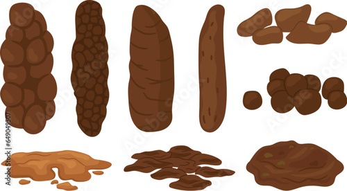 Bristol stool form scale with faeces type images