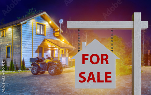 House for sale. Advertising...