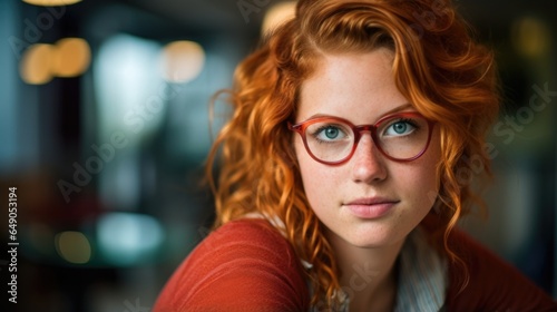 Lila, a physically disabled woman in her 30s, strives for intersectional feminism. Her vibrant red hair and the glasses that frame her inquisitive eyes speak volumes about her fiery, determined