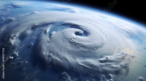 Hurricane space view